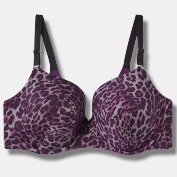 Torrid Curve Animal Print Non Padded Bra Size 40D - Picture 3 of 9